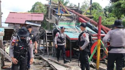 Aparat Gabungan Beri Ultimatum Tegas untuk Aktivitas PETI di Sungai Kapuas Sanggau