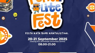 PontiLite Fest 2025 di Pontianak, Festival Literasi Meriahkan Bulan Gemar Membaca